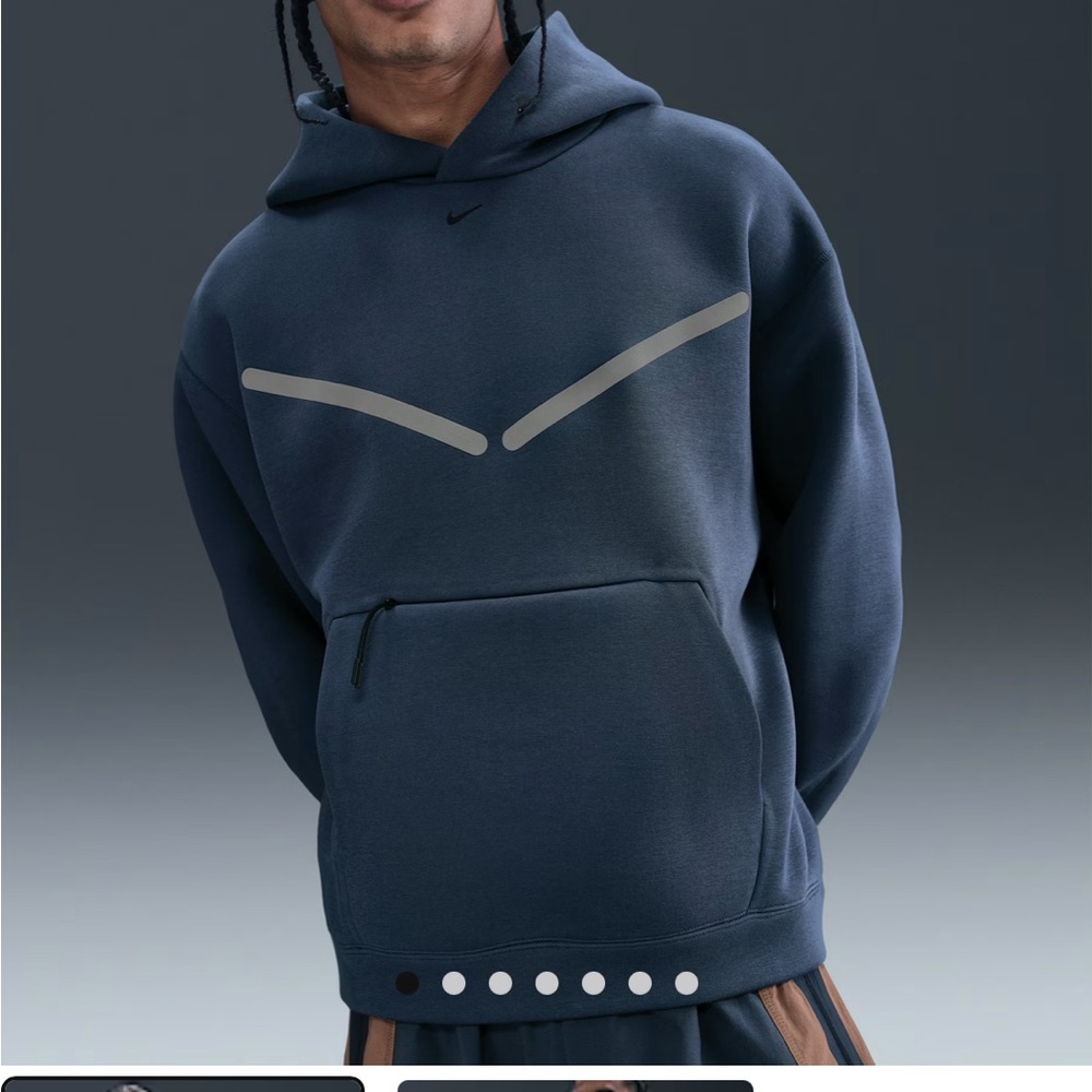 Nike Men's Tech Pullover Hoodie with Reflective Accents